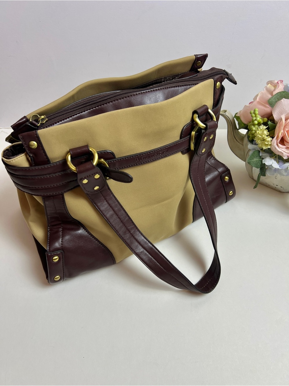 Vintage Etienne Aigner Two-Tone Bag